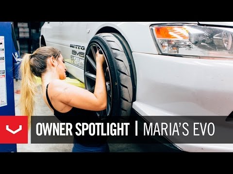 Vossen Owner Spotlight | Maria's 500hp Mitsubishi EVO VIII | 19" Vossen VFS-1