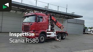 بيع شاحنة نقل الأخشاب Scania R580 6X4 3-Pedals Jonsered J28505 83 Crane Kran Steel-suspension - صورة 4 | Autoline TN شاحنة نقل الأخشاب Scania R580 6X4 3-Pedals Jonsered J28505 83 Crane Kran Steel-suspension | صورة 4 - Autoline