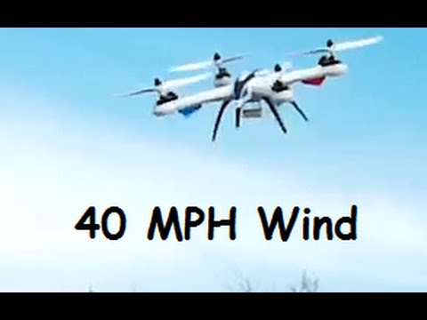 Tarantula X6 Flying in Extremely Heavy Wind (40 MPH Gusts)
