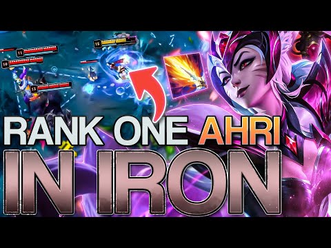 Challenger Ahri Mid visits Iron elo to teach you how to carry