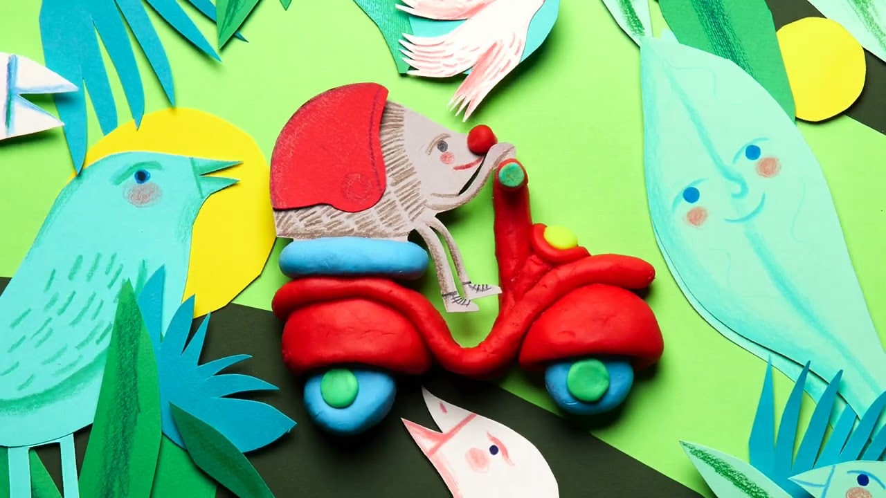 Cub creativ Morocolor Primo Cubido plastilina, 3 culori a 60 g, design picaturaplastilina, 3 culori a 60 g, design testoasa