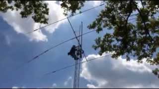 Radio Tower Raising Party!