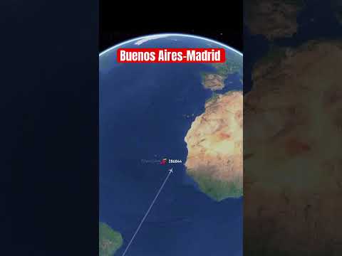 Vuelo directo Buenos Aires con destino a Madrid ❤️🌍✈️👌 #airlines #iberia