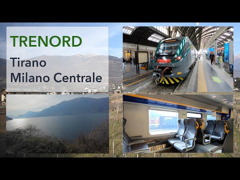 🇮🇹 Trenord regional train - trip from Tirano to Milano Centrale.