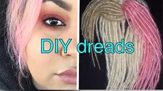 DIY synthetic hair double ended dreads