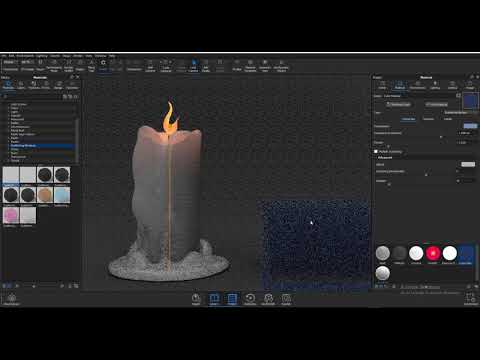SHADING A CANDLE IN KEYSHOT 8.2 - PART2
