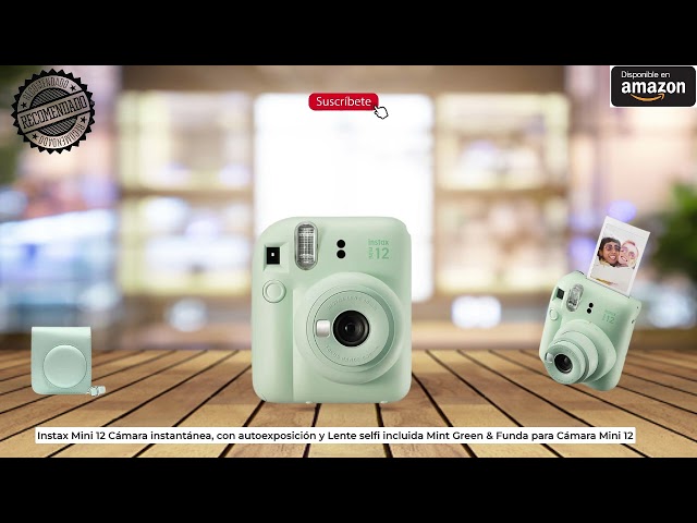 Vídeo relacionado con MUZIRI KINOKOO Protectora Funda para Fuji Instax Mini 12 instantánea, Clear Funda Protectora para Fujifilm Mini 12 Cámara con Correa Ajustable - Transparente