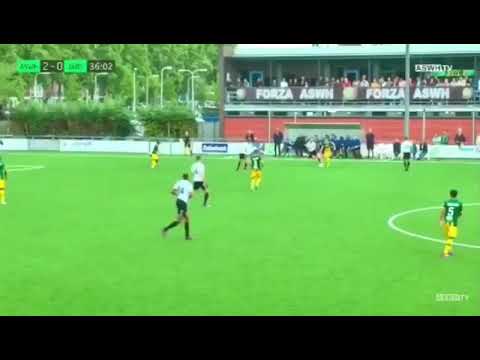 Sam van Huffel scoort tegen Jong FC Dordrecht okt 2017