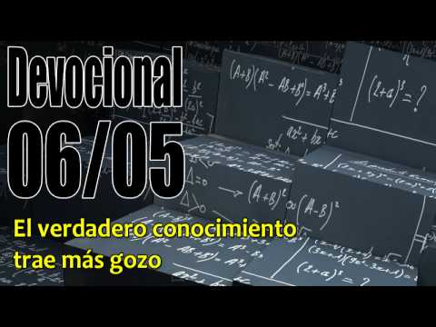 El verdadero conocimiento trae más gozo. Devocional John Piper Solid Joys 06/05