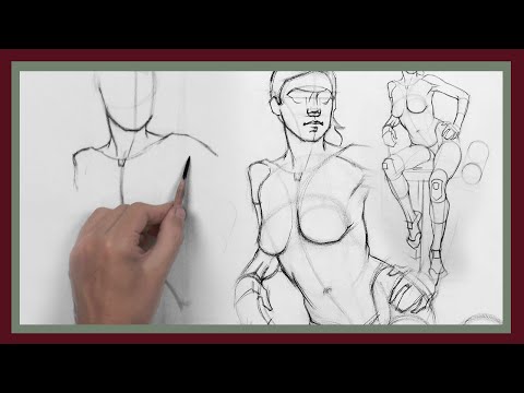 Using Gesture to Start a Figure Drawing - Figure Drawing Fundamentals