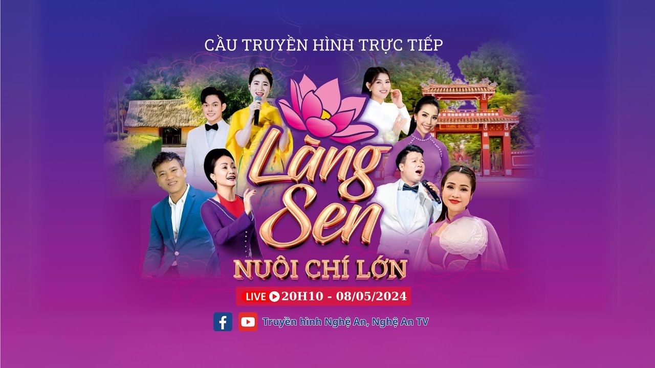 Trực tiếp: Cầu truyền hình "Làng Sen nuôi chí lớn"