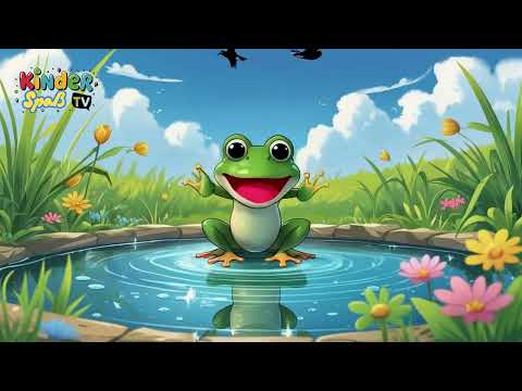 Der kleine Frosch hüpft ins Wasser - Kinderlied für die Kleinen #kinder