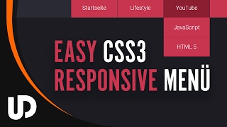 Easy #CSS #DropDown Menü 2.0 diesmal Responsive! [Tutorial]