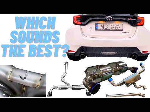 Yaris GR Exhaust review: Full details for 9 systems for the GR Yaris Revs and Sound