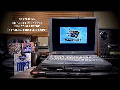 Oddity Archive: Episode 258.5 – Ben’s Junk: Hitachi Visionbook Pro 7560 (My First, Failed Attempt)