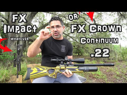 FX Crown .22 Air Rifle (Review) + 50 & 100 Yard Accuracy TEST - FX Airguns Continuum Regulated PCP