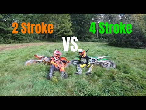 2 Stroke VS. 4 Stroke- 2019 Kawasaki KX250F VS. KTM 125sx