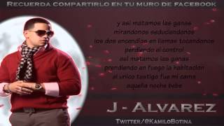 Mirandonos - J Alvarez (LETRA)