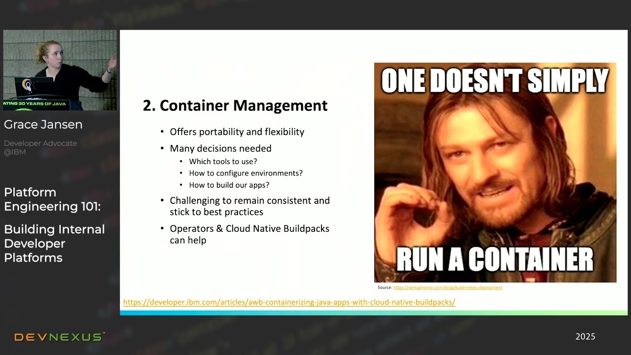 Devnexus 2025 - #PlatformEngineering 101  Building #InternalDeveloperPlatforms - Grace Jansen