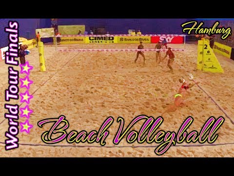 Beach Volleyball - Hamburg World Tour Finals - Gavira & Herrera (ESP) vs Plavins & Tocs (LAT)