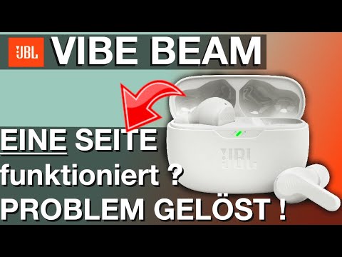 Nur eine Seite funktioniert bei JBL VIBE BEAM Ohrhörern (Reparatur-Anleitung DIY)