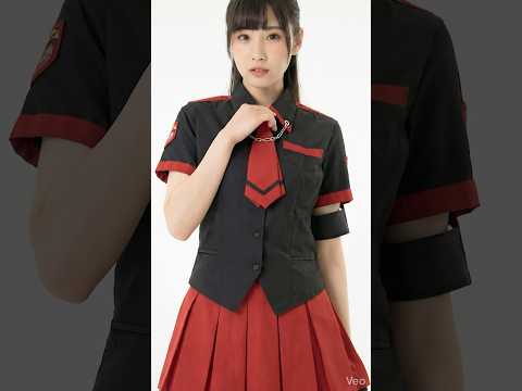 黑上衣紅裙制服