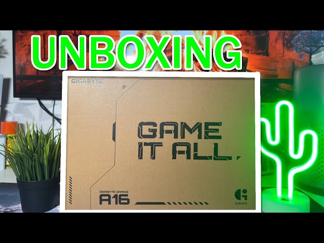 Vídeo relacionado con GIGABYTE Gaming A16 Pro Ordenador - 16", 165Hz QHD, Intel Core 7 240H, RTX 5070 Ti, 32GB LPDDR5X 5600MHz, SSD Gen4 1TB, Win11 Home, Garantía de 2 años, Dolby Atmos, Gaming A16 Pro DXHG4FRCC4SH