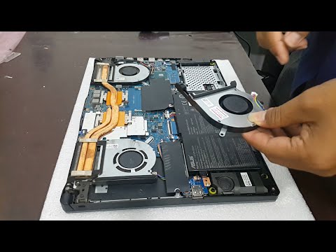 How to repair ASUS VivoBOOK X512FA Stuck Fan Noisy