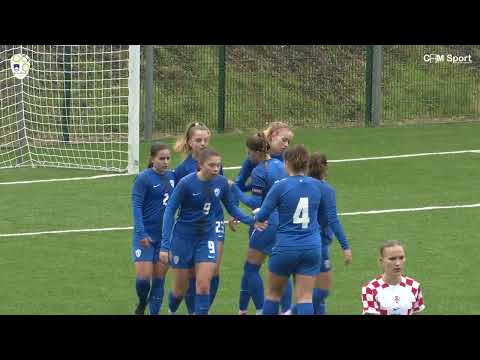 GOALS WU19 - 🇸🇮 Slovenia : 🇭🇷 Croatia (3:1)