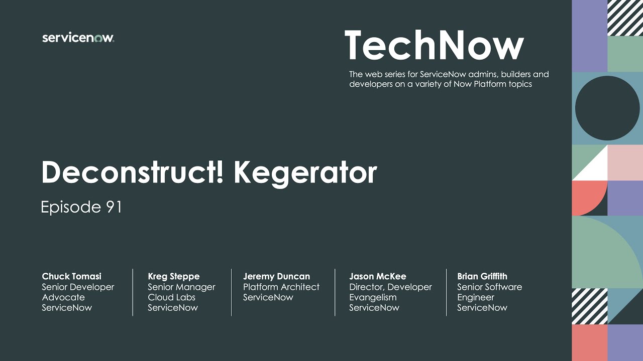 TechNow Ep 91 | Deconstruct! ServiceNow Smart Kegerator