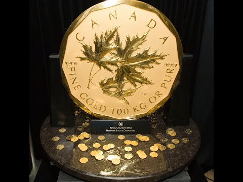 World Famous Million Dollar Coin - 99.999% pure gold!