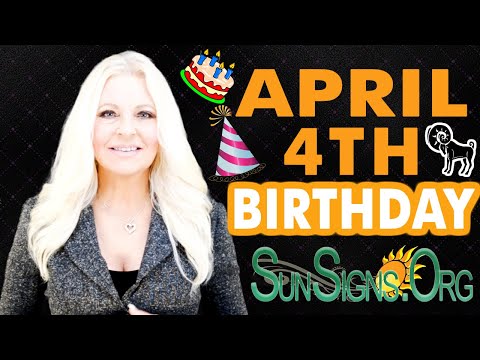 ♈️ Born On April 4th - Happy Birthday - Today's Zodiac Horoscope Personality - SunSigns.Org