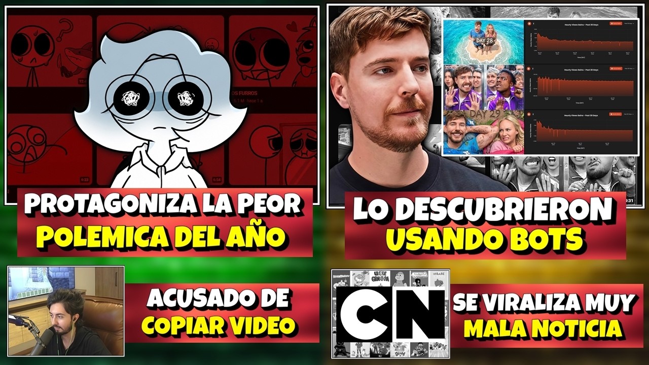 XIARO PROTAGONIZA LA PEOR POLEMICA DEL AÑO | DESCUBREN A MrBEAST USANDO BOTS | BOBICRAFT ACUSADO