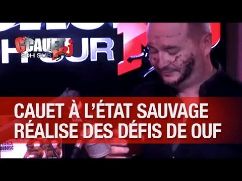 Cauet se met à l'état sauvage et fait des défis de OUF - C'Cauet sur NRJ