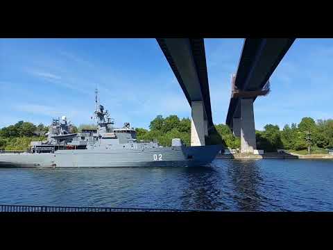 FNS HAMEENMAA 02 - Nord-Ostsee-Kanal 👍😍🌊 #nordostseekanal #military #ops