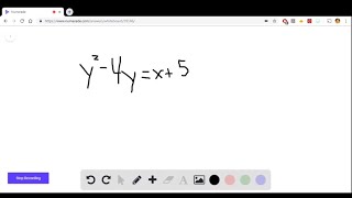Download the video "Classifying the Graph of an Equation In Exercises 51-56 , classify the graph of the equation as a c…"