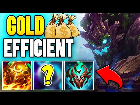 The Most GOLD EFFICIENT Maokai build of Season 13 (FULL BUILD AT 23 MINUTES)