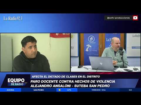 Alejandro Ansalon: Paro de Docentes de Provincia
