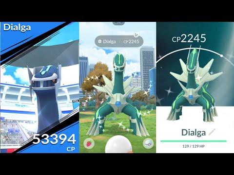 Primo raid di Dialga cromatico in assoluto in #pokemongo