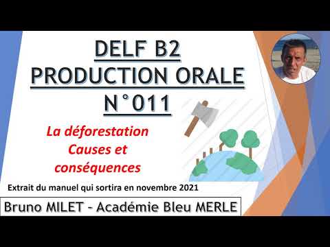 DELF B2 ORAL PRODUCTION DEFORESTATION Methodology, stages, problems and plan developed