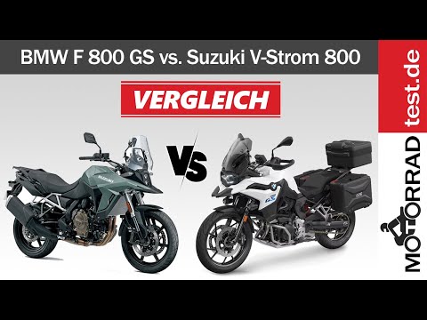 BMW F 800 GS vs. Suzuki V-Strom 800 | Vergleich Touring-orientierte Adventure-Bikes