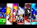 EVOLUTION OF SONIC FORMS IN SONIC MUGEN DARK SUPER HYPER ULTRA AND MORE