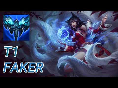 T1 Faker Ahri Mid VS Neeko | KR Challenger Patch 13.20