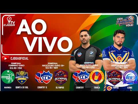 03/10 Vôlei Amador–Maringá PR AO VIVO | Country Clube | Liga Authentic  🏐 Volleyball Live Brazil