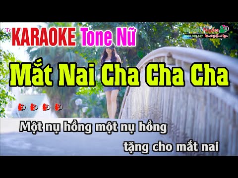 Mắt Nai Cha Cha Cha Karaoke Tone Nữ |  Nhạc Sống Sôi Động Cực Hay - Nhạc Sống Thanh Ngân