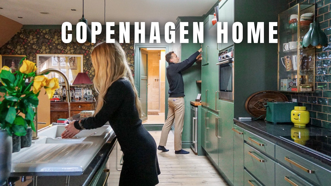 An Eclectic Scandinavian Apartment Tour in Copenhagen, Denmark | Interior Design Home Living