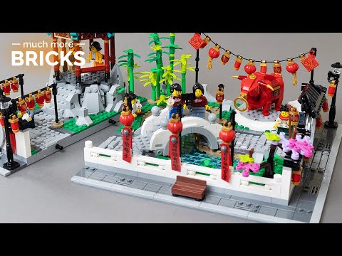 Vidéo LEGO Saisonnier 80107 : La Fête des lanternes du printemps