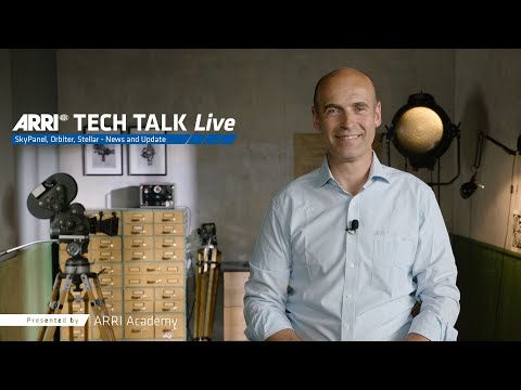ARRI TECH TALK Live: SkyPanel, Orbiter, Stellar - News and Update // English Version