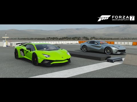 Thumbnail for Fm7 Dragrace - Ferrari F12berlinetta Vs Aventador Sv by Ferrari F12berlinetta