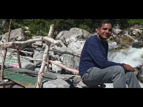 River in valley of flower Himalaya in Uttarakhand